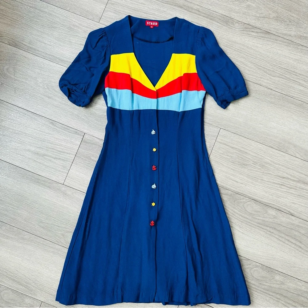 STAUD Roger Shirt Dress